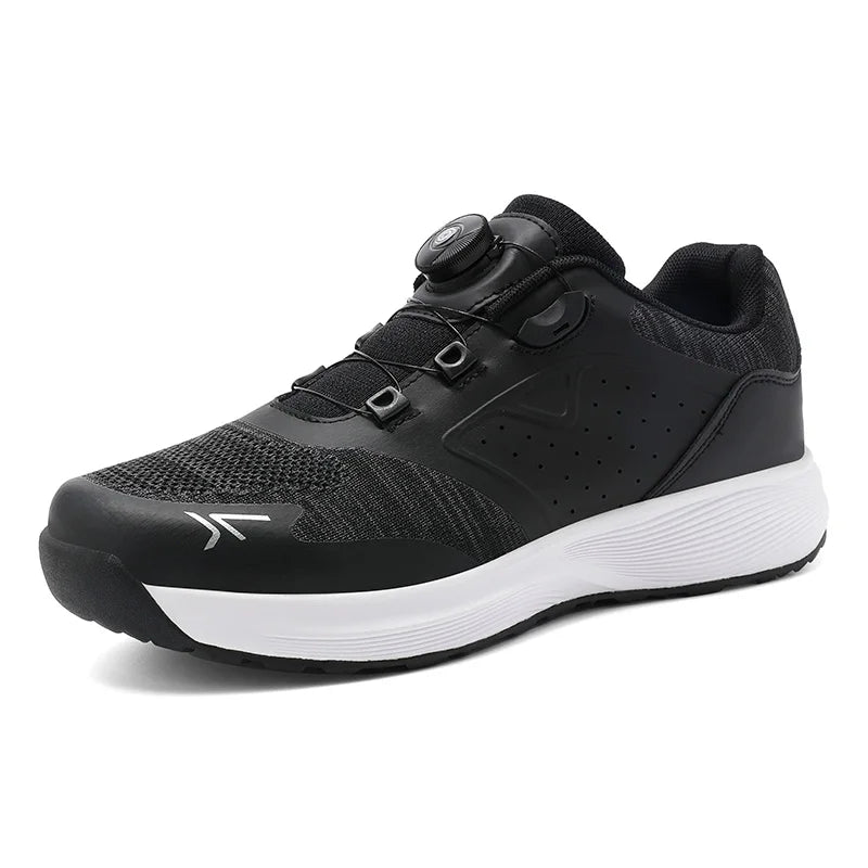 Cycling Shoes Men Cleats Shoes Flat Pedal MTB Bicycle Shoes Speed Cycling Sneakers Indoor Mountain Bike Shoes Racing Lock SPD Shoes