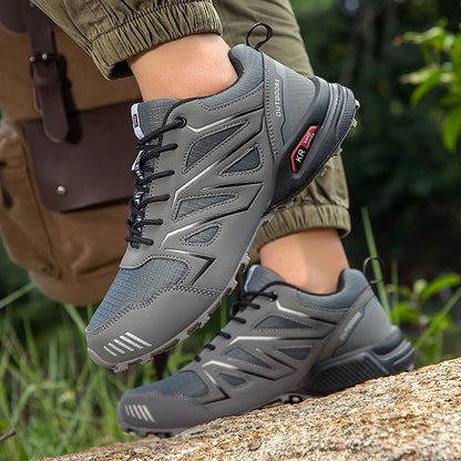Men Waterproof Hiking Shoes Non-Slip Hunting Boots Outdoor Tactical Training Sports Shoes Men Walking Hiking Travel Shoes