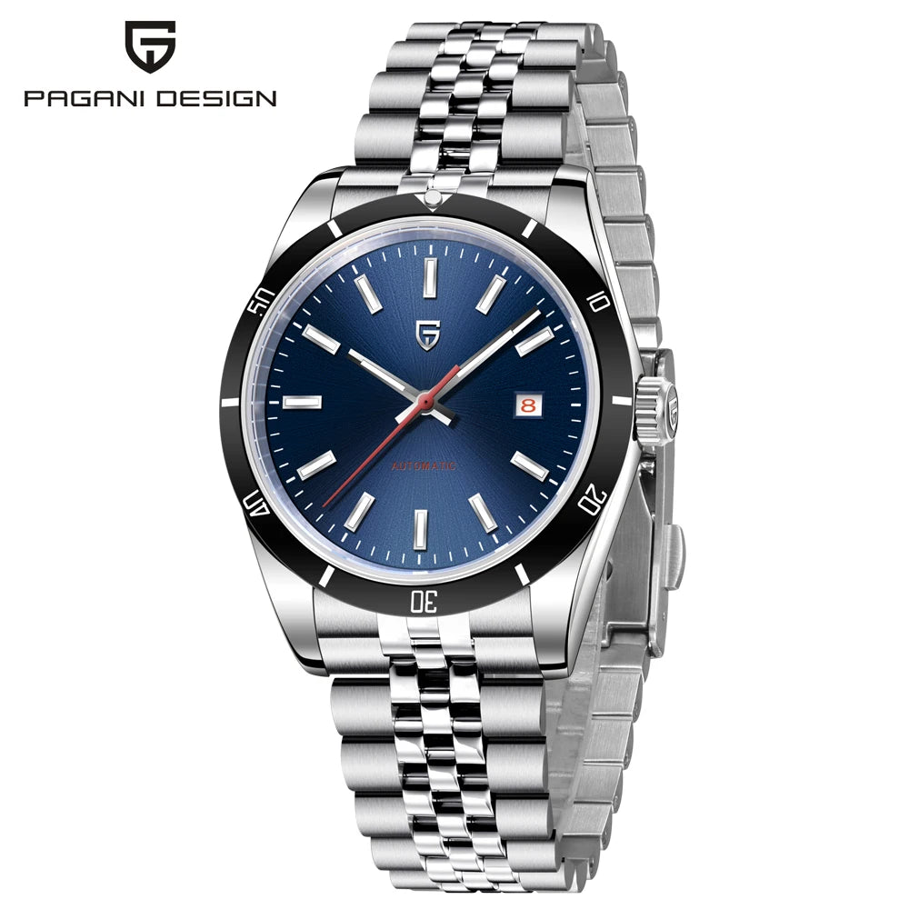 2026 New PAGANI DESIGN BB58 Men's Watches Luxury Automatic Watch for Men Mechanical Wristwatches AR Sapphire Waterproof Luminous