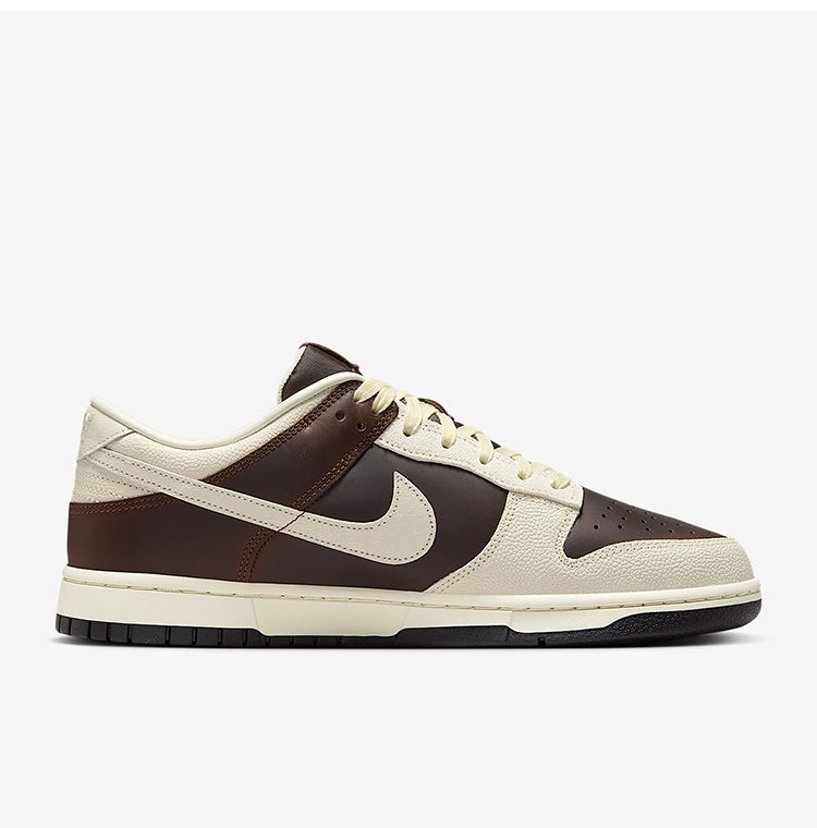 Nike Authentic Dunk Low da uomo, sneakers resistenti in pelle classica traspirante IH7333-200