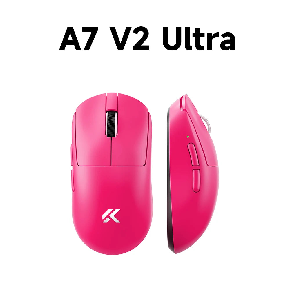 MCHOSE A7 V2 Rato Gaming Sem Fios Leve, Dupla Taxa de Polling de 8,000Hz, PAW3950 TI, Rato Gaming para Esports e Escritório