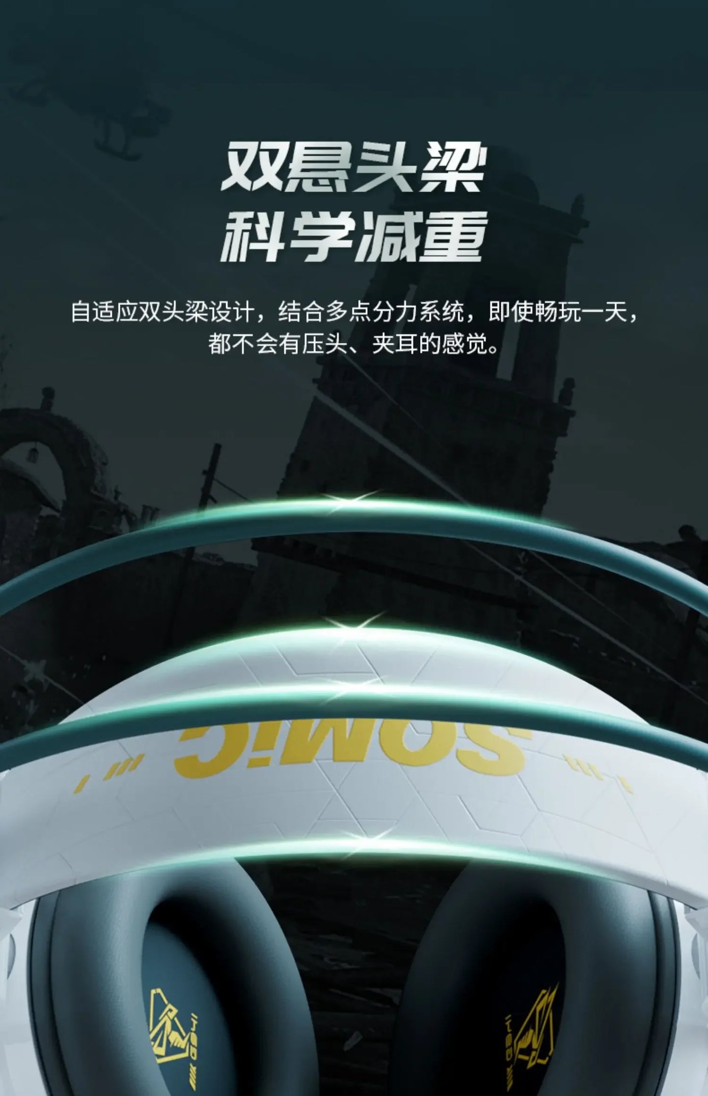 Somic G941 Wired Headphones Gamer Headphone Denoise Gaming Headphone Custom With Microphone Headsets 7.1 Stereo Sound Headset