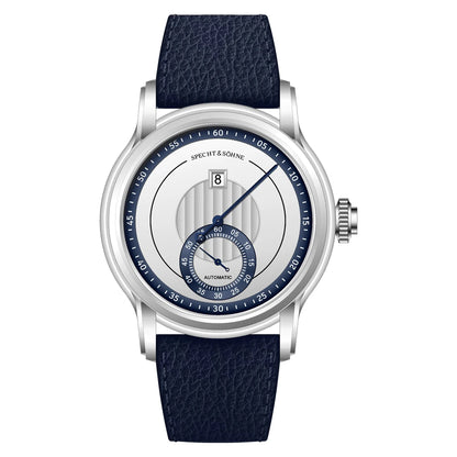 Novidade 2026 Relógio de Luxo Specht & Söhne Jump Hour Automático Mecânico para Homem, Cristal de Safira, Relógio de Pulso em Aço Inoxidável