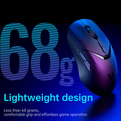 Mouse da gaming wireless Rapoo VT9PRO PAW3398 68g cablato programmabile ergonomico 26000DPI Type C ricaricabile accessorio per PC gamer