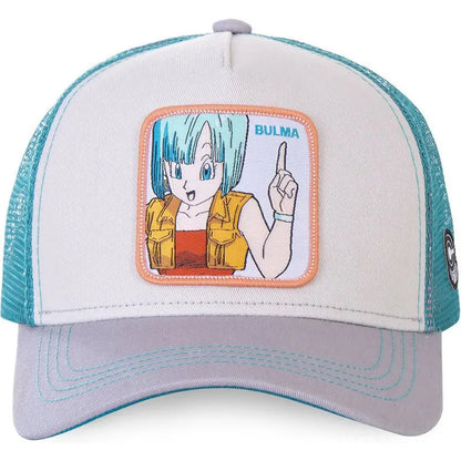 Dragon Ball Z-stilarter Anime Son Goku Bomuld Ny baseballkasket til mænd og kvinder Hip Hop Far Justerbar mesh-kasket Trucker-kasket