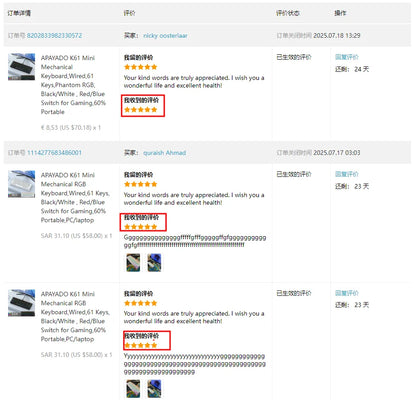 Teclado Mecânico Mini APAYADO K61, Com Fios, 61 Teclas, Phantom RGB, Switch Mecânico Vermelho/Azul Preto/Branco para Gaming, 60% Portátil