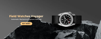 Boderry VOYAGER Field Watches Bronze Case Automatic For Seiko NH35 Watch 100M Waterproof Clock Military Vintage Wristwatch Mens