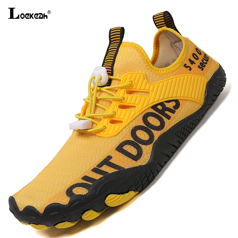 Men's Water Sports Shoes, Quick-Dry, Non-Slip Five-Finger Shoes, Outdoor Wading Swimming Barefoot Aqua Shoes, Lightweight Sneakers