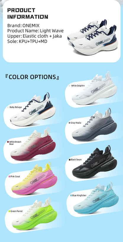 ONEMIX 2026 New cushion Running Shoes Women and Men light Fashion outdoor Sneakers Road Sports Shoes training jogging fitness
