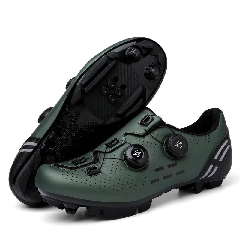 Sapatos de Ciclismo de Alta Qualidade para Homem SPD Autoencaixe Estrada Bicicleta Desporto Sapatos de Ciclismo MTB de Montanha Antiderrapantes para Mulher 36-47