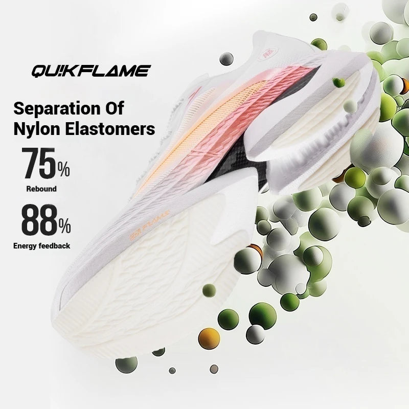 361 Degrees Furious 1.5 Men Running Sports Shoes Breathable Racing Marathon Rebound Cushioning Stable Male Sneakers 672512223F