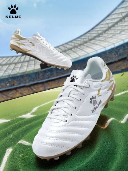 Scarpe da calcio Kelme da uomo MG, scarpe da calcio junior con tacchetti corti, scarpe professionali per competizione e allenamento, scarpe da calcio per ragazze