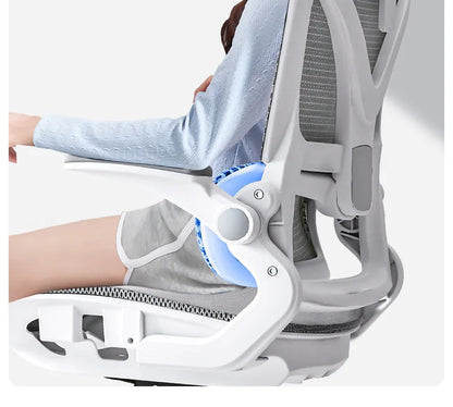 Ergonomic Gaming Chair with 3D Lumbar Support, Adjustable Office Chair, Breathable Mesh Racing Chair, Swivel Computer Chair with High Density Cushion