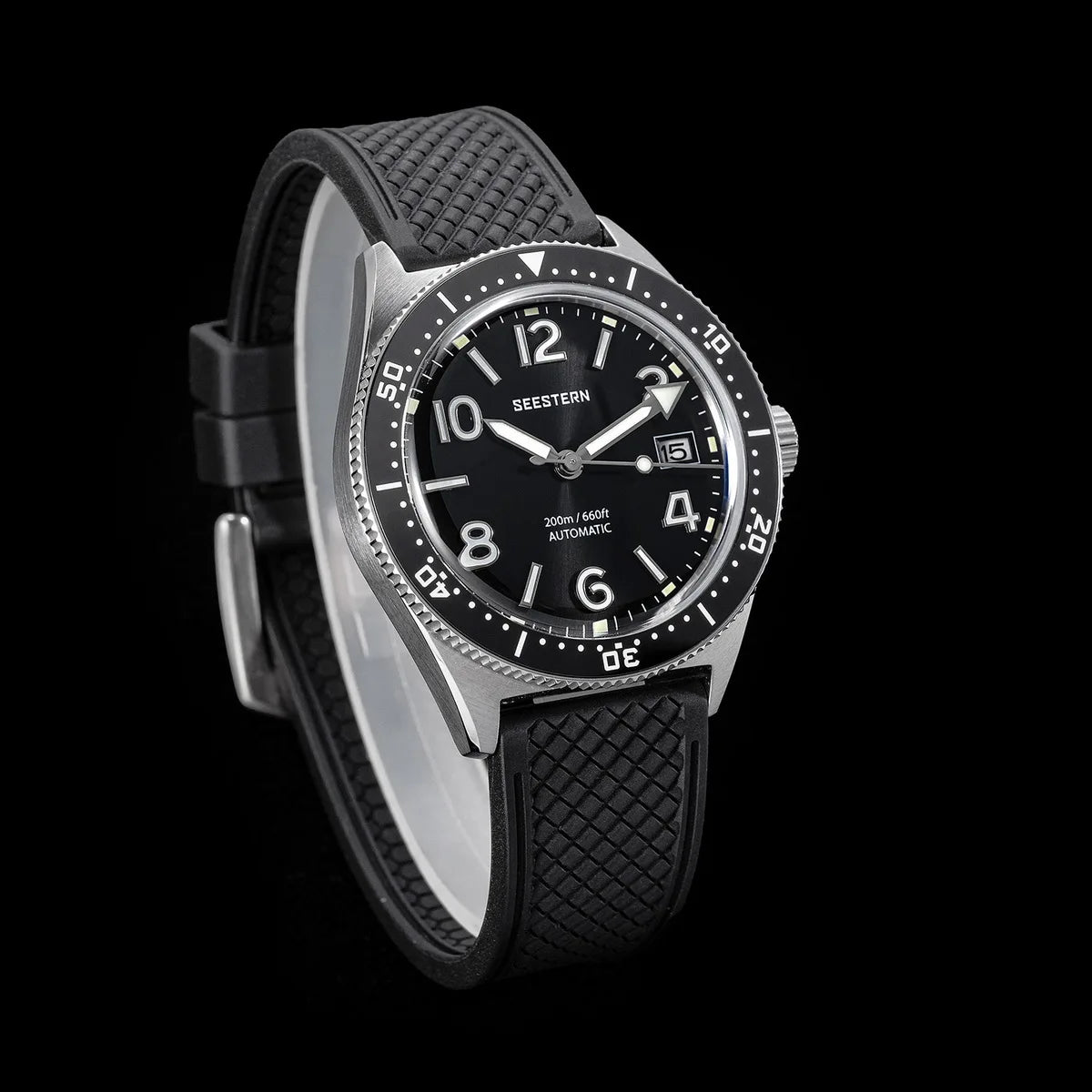 Sugess Diveing Watch of Men Automatic Mechanical Wristwatches 20ATM Waterproof Sapphire NH35A Movement BGW9 Luminous New S434-2