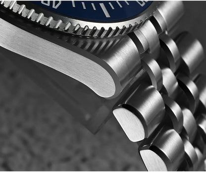 Orologio subacqueo di lusso da uomo San Martin 40mm, Miyota 9015, quadrante smaltato sunburst, automatico meccanico, impermeabile 200m, SN0148