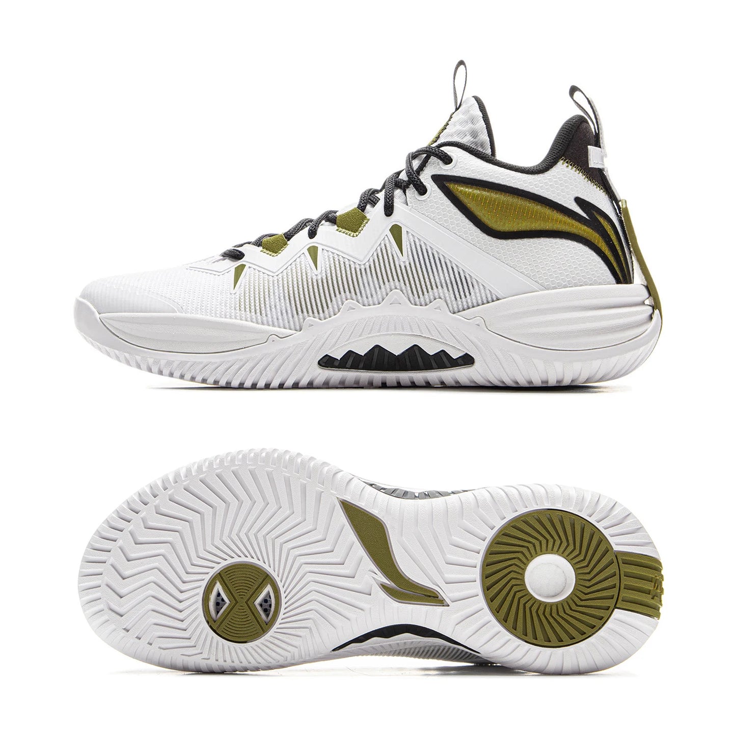 Li-Ning Men's BADFIVE STORM 2025 Outdoor Basketball Shoes BOOM Cushioning TUFF OS Wearable Li-Ning Sports Sneakers ABFV017