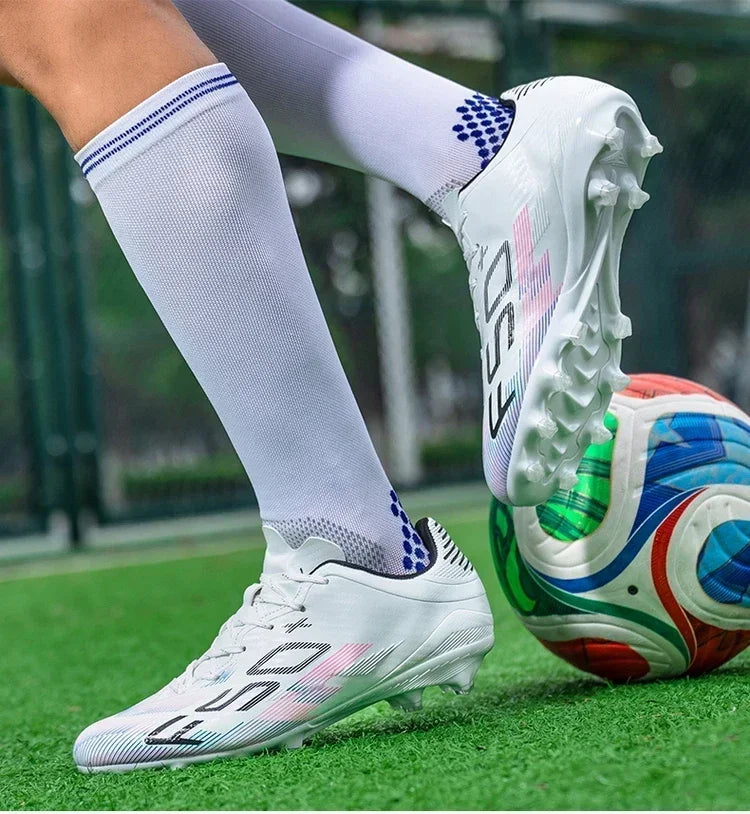 Nouvelles chaussures de football pour hommes, adaptées à la pratique sur gazon, ultralégères, antidérapantes, baskets de sport pour activités de plein air, chaussures de football professionnelles, chaussures d'entraîne
