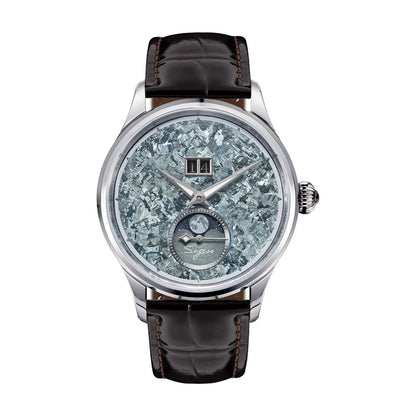 Automatic Man Watch Moon-Phase ST2528 Movement Waterproof Mechanical Wristwatches Sapphire Crystal Titanium Dials Clock S401 New
