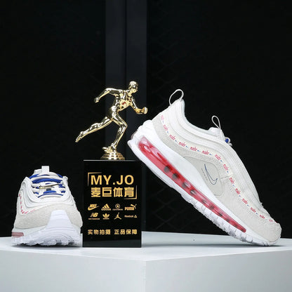 Sapatilhas desportivas Nike AIR MAX 97 genuínas para mulher, de cano baixo, com amortecimento Air, DC4013-001