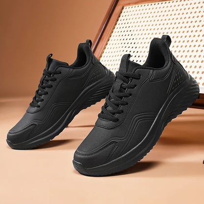 Autumn and Winter Men's Waterproof Sneakers, Soft and Cushion Sport Shoes for Walking, Plus Size 39-48 Casual Shoes for Men