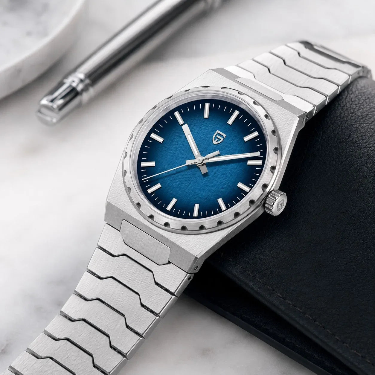 PAGANI DESIGN 2026 New Thin 7mm Fashion Men's Quartz Watch 10Bar Waterproof Stainless Steel Sapphire C3 Upgrade V2 reloj hombre