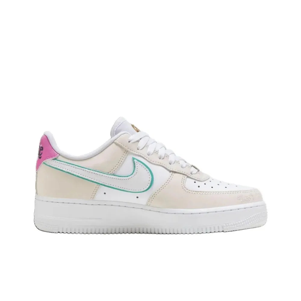 Nike Air Force 1 07 Leather Stylish and Versatile, Comfortable and Durable Low-Top Skate Shoes for Men and Women FV3654-111