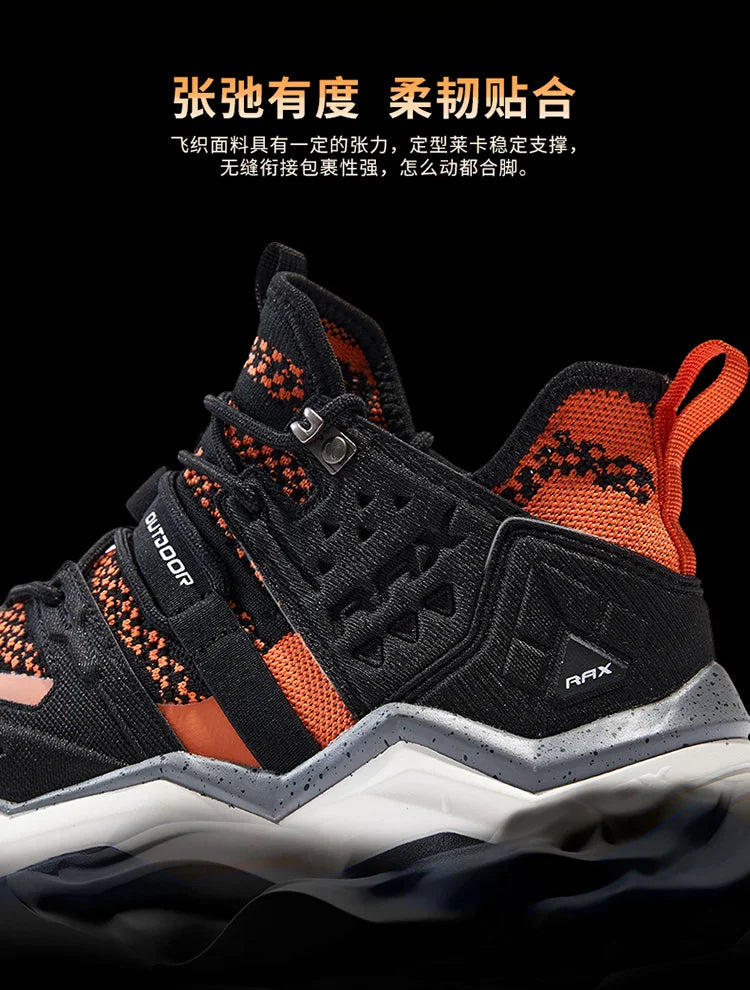 RAX Winter Hiking Boots Men Waterproof Breathable Outdoor Sports Sneakers for Men Trekking Boots Mountain Trekking Shoes Bigsize