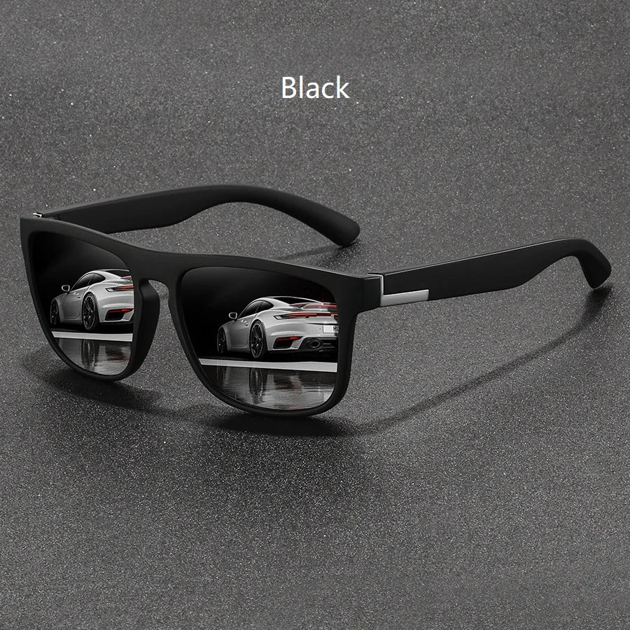 Classic Vintage Fashion Square Sunglasses Fashion Luxury Brand Men Women Fishing Driving Eyewear Designer Sun Glasses