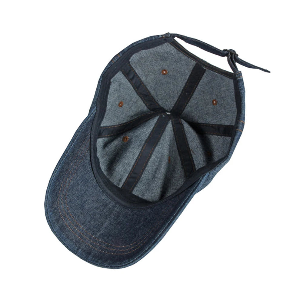 FS Brand Modrá džínová čepice pro muže Letní baseballové čepice Luxusní dámská značková čepice Streetwear Trucker Cap Gorras Para Hombre