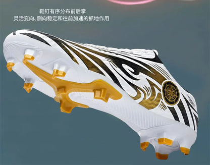 Original Soccer Cleats Men Training Shoes Outdoor Non-slip Children's Football Shoes Long Spikes Men's Futsal Shoes Size 32-45