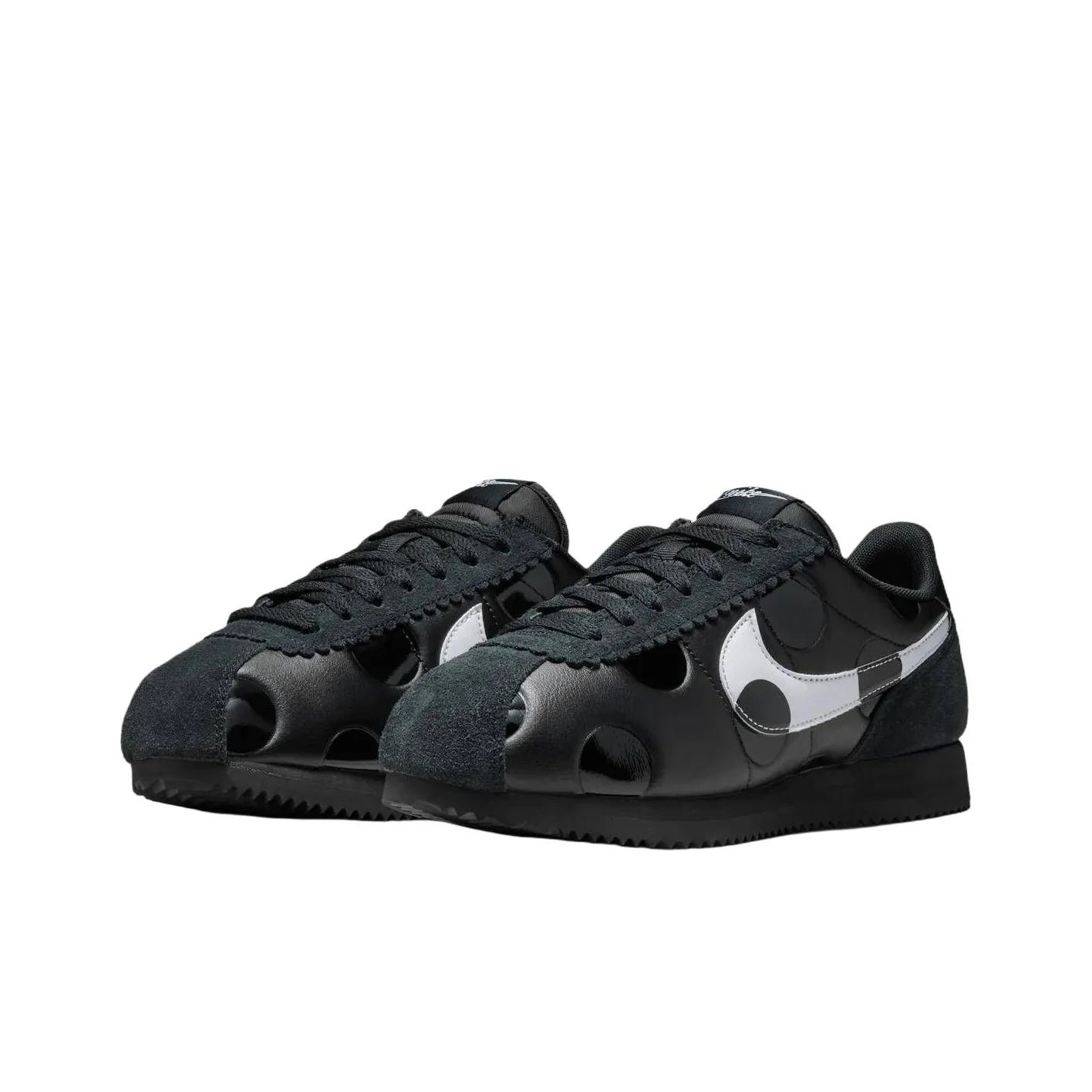 POIZON Nike Cortez Casual Shoes Women's Black White