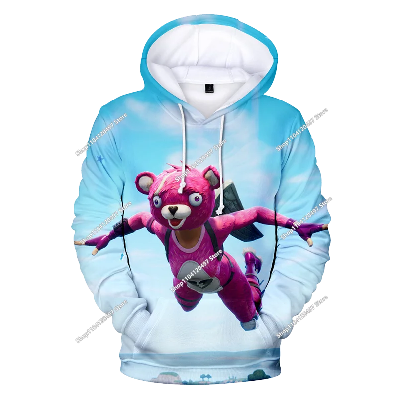 2025 3D New Children's Anime Fortnite Printed Sweater Series Pullover Generation Trend Brand Hoodie Gift