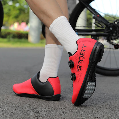 Cycling Sneakers Breathable MTB Shoes Men Women Trail Mountain Bicycle Riding Shoes Sport Road Bike Shoes SPD Pedal Cycle Shoes