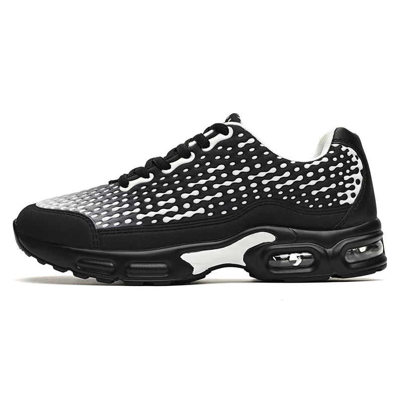 Men's Sports Shoes Lightweight Rebound Soft Sole Fashionable Mesh Breathable Youth Outdoor Running Fitness Training Shoes for Men
