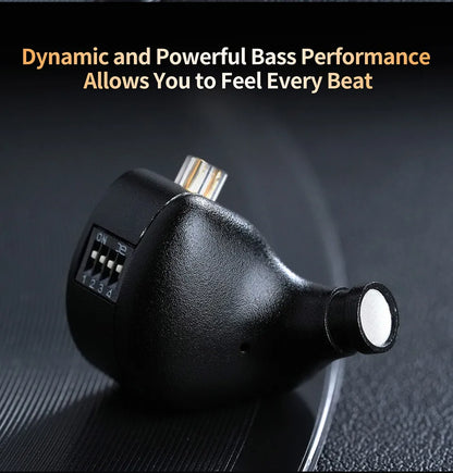 Auricolari IEM KZ ZS12 PRO X con tecnologia ibrida dinamica e armatura bilanciata, upgrade HiFi bassi, cuffie in-ear con cavo tuning