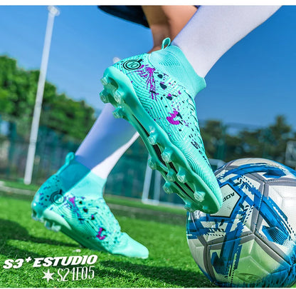 New Men's Professional Soccer Shoes Non-slip Football Boots Unisex Breathable Futsal Sports New Cleats Drop Shipping Ultralight