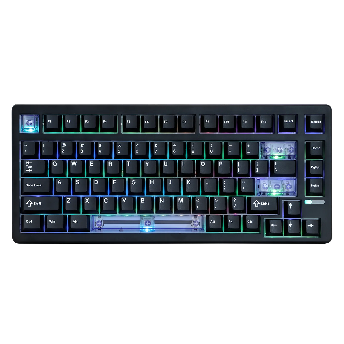 EPOMAKER HE80 75% dispunere QWERTY SUA, tastatură mecanică magnetică cu efect Hall, cu cablu, garnitură cremoasă, cu schimbare la cald, DKS SOCD pentru PC/Mac