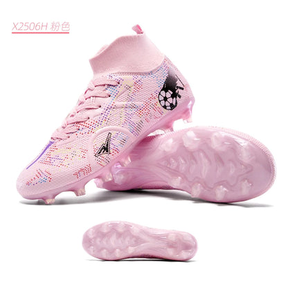 Scarpe da calcio professionali da uomo, scarpe da calcetto con tacchetti, sneakers da calcio ultraleggere per allenamento e sport all’aperto