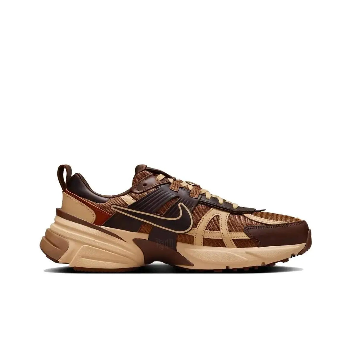 Nike V2K Run – меки, удобни и дишащи ниски маратонки за бягане, унисекс, кафяви, HQ3445-222