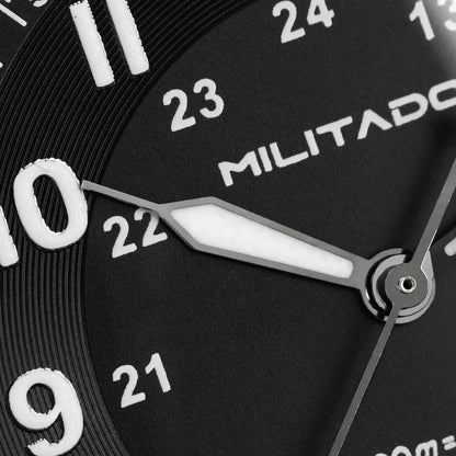 Militado ML08 Quartz Watch Ronda 515/VH31 Movement Domed Sapphire Wristwatch BGW9 Luminous 10Bar Waterproof 38mm Vintage Watches