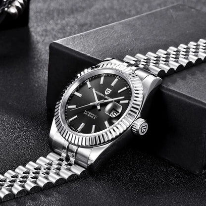 PAGANI DESIGN Men Mechanical Watch Luxury Automatic Watch Jubilee Bracelet Japan Movement 100M Waterproof Sport Wristwatch 1645