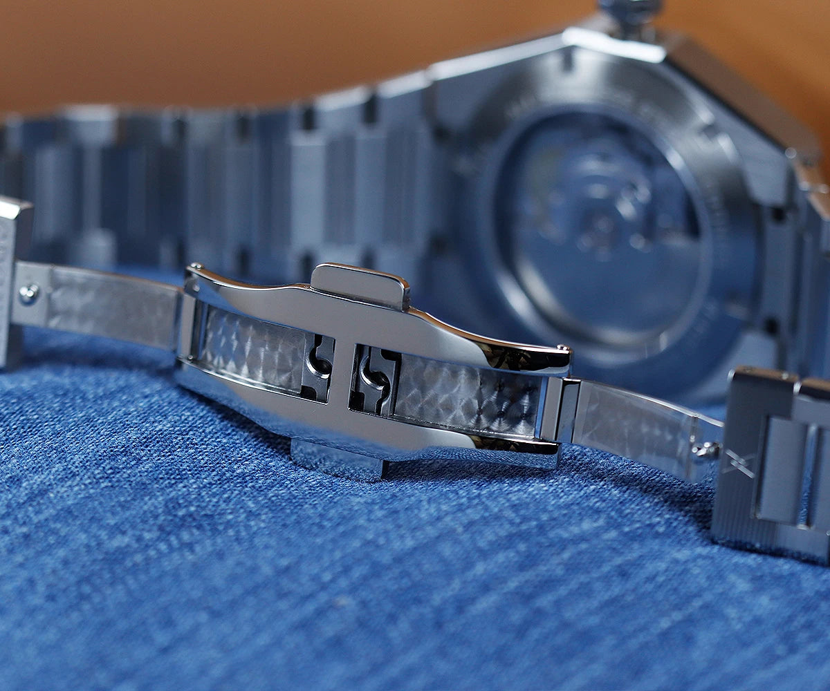 Cronos New Rhombus Perlage 39mm Dial PT5004 Miyota 90S5 See-through Caseback Men Automatic Wristwatches 10ATM Lumious