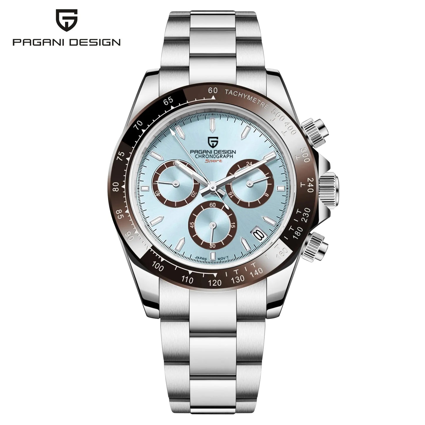 2026 New PAGANI DESIGN Chronograph Luxury Quartz Wrist Watch Automatic Date 100M Waterproof JAPAN VK63 Movement