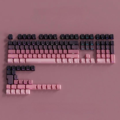 2025 Original Daylight Keycaps PBT Translucent, Side-engraved OEM 136 Keys, Customized To Fit 60/84/98/108 Mechanical Keyboards.