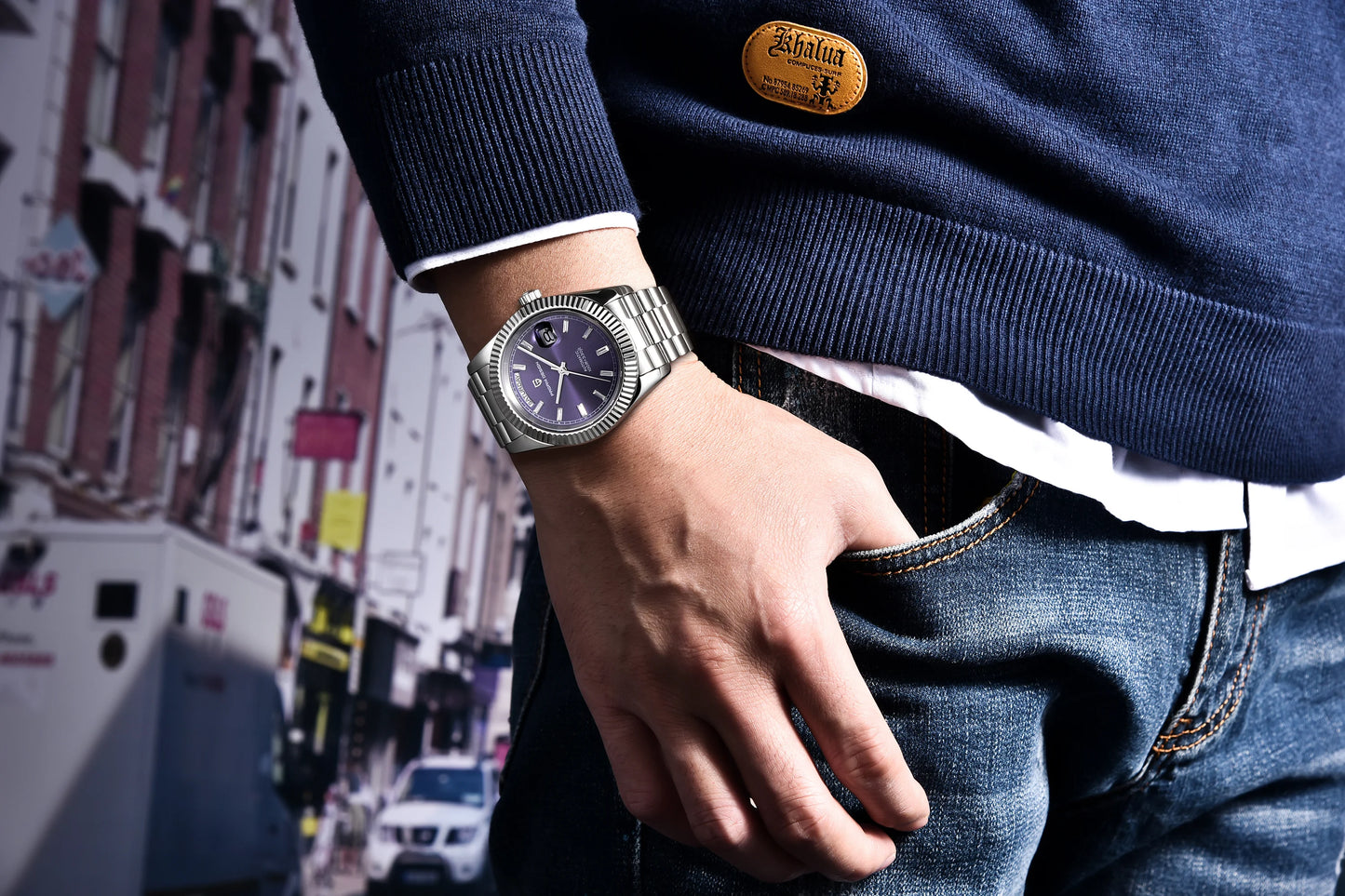 PAGANI DESIGN 2024 New DD40 NH36A Men's Watches Luxury Automatic Mechanical Watch For Men AR Sapphire Glass Date Wrist watch Men