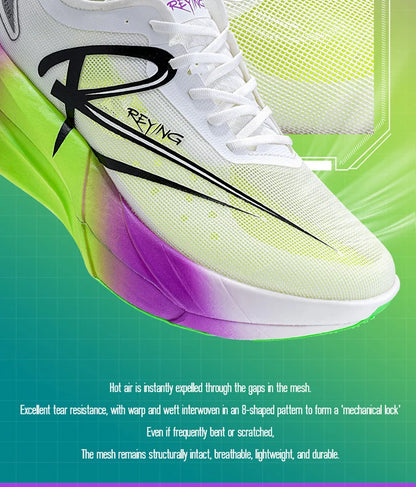 IRUNSVAN Marathon Full-Length Carbon Plate Running Shoes for Men, Cushioned, Shock Absorbent, Triple Rebound Outdoor Road Sports Shoes