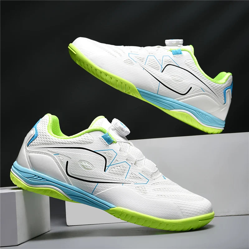 Exceptional Anti Slip Table Tennis Shoes for Men and Women with Blue Outdoor Gym Ping Pong Practice and Professional Shoes