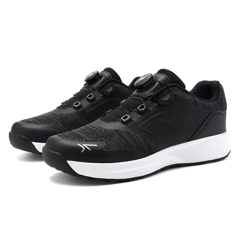 Cycling Shoes Men Cleats Shoes Flat Pedal MTB Bicycle Shoes Speed Cycling Sneakers Indoor Mountain Bike Shoes Racing Lock SPD Shoes
