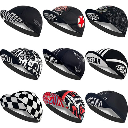 Black Series – Beliebteste Polyester-Radmützen – Sportliche, schnell trocknende Fahrradmützen für Damen und Herren – Schweißabsorbierend und atmungsaktiv