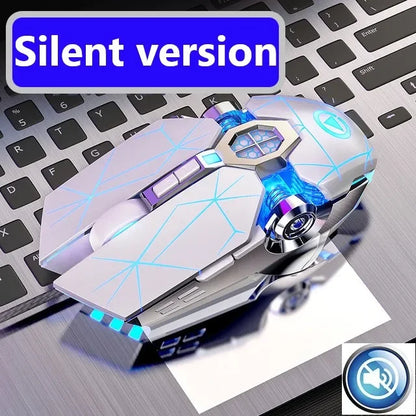 Rato Gaming Profissional Novo 3200dpi 7 Botões Retroiluminado Rato para Computador com Suporte para Definição de Macros Mecânico com Fio Silencioso